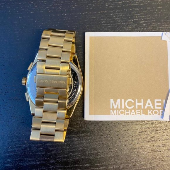 Michael Kors Men's Brooks Chronograph Gold Tone Watch - Picture 4 of 4